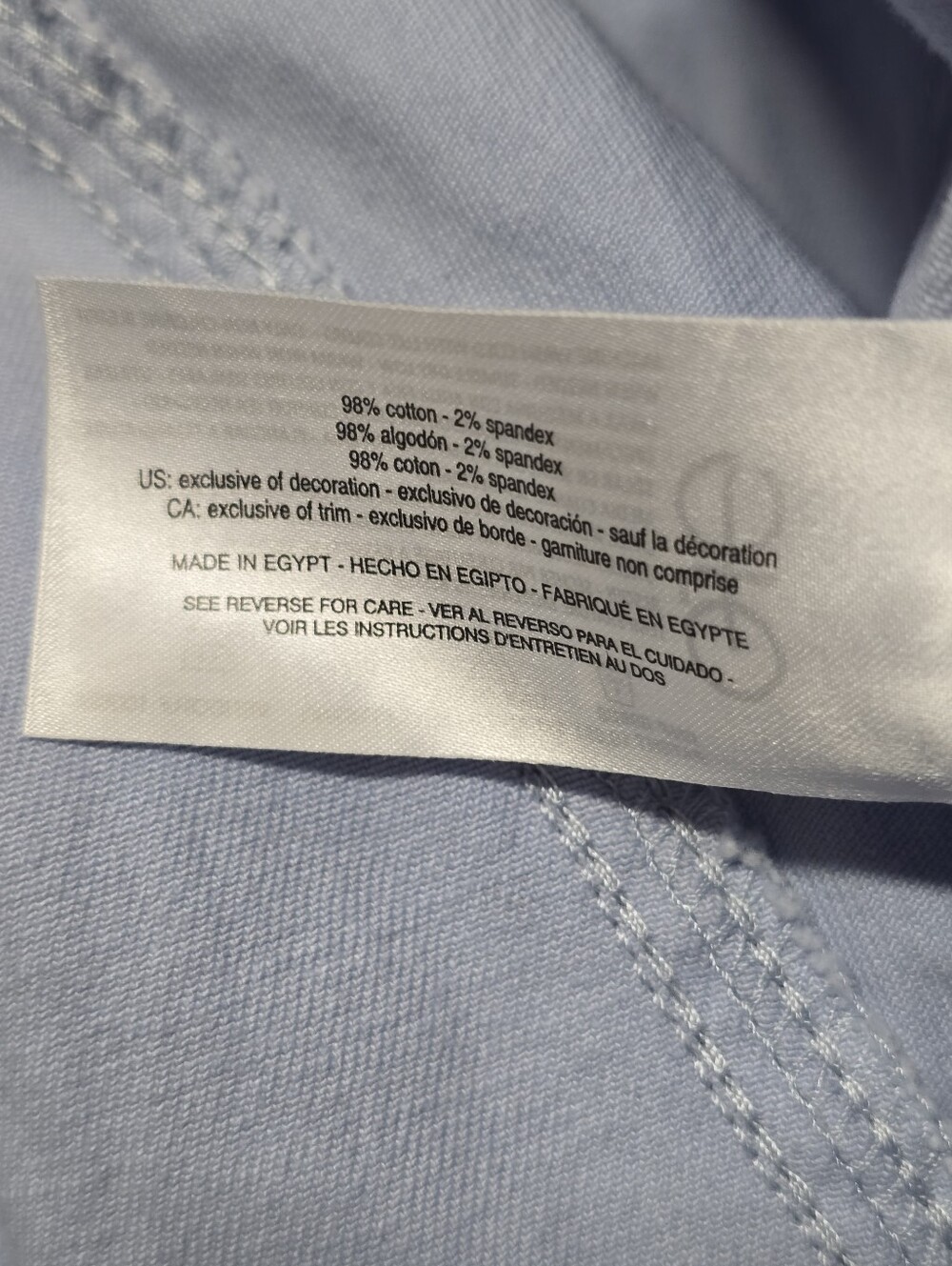 Gloria Vanderbilt Amanda Dreamy Blue Tapered Jeans 24W NWT - Picture 6 of 6